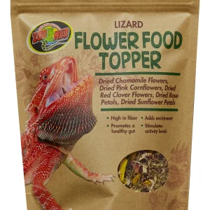 zoo med lizard flower food topper.webp